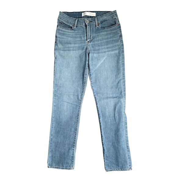 Levi’s Strauss Women’s Mid Rise Slim Stretch Light Wash Casual Jeans Size 4M - Picture 1 of 6